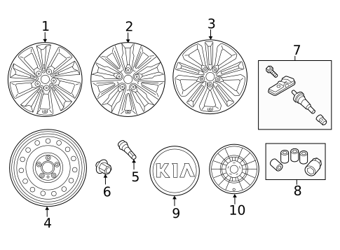 Covers & Trim for 2016 Kia Sedona #0