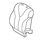 710730T031B1 - : Seat Back Cover for Toyota: Venza Image
