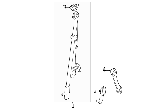 Seat Belt for 2015 Ford Expedition #3
