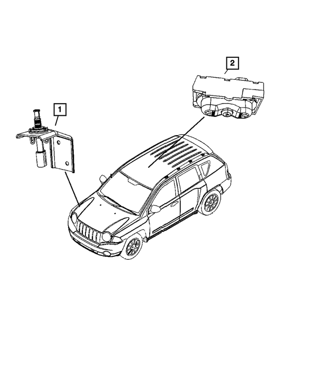4602687AA - Electrical: Sunroof Switch for Mopar Image