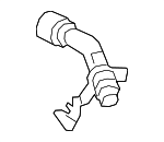 11538651265 - Cooling System: Pipe for BMW: 230i, 230i xDrive, 330e, 330e xDrive, 330i, 330i xDrive, 430i, 430i Gran Coupe, 430i xDrive, 430i xDrive Gran Coupe, 530i, 530i xDrive, X3, X4, Z4 Image