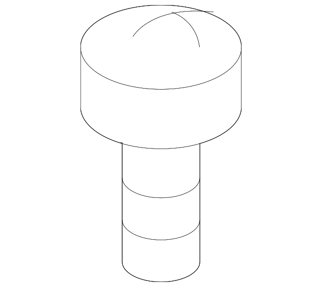 Quarter Trim Panel Screw - Porsche (N-908-195-01)