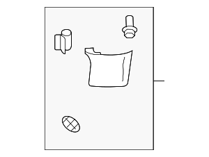 955555258046K1 - : Body D-Pillar Trim Panel for Porsche Image