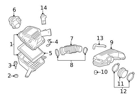 Air Intake for 2008 Isuzu i-290 #0