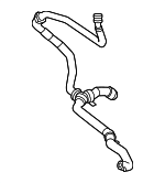 1905005900 - Cooling System: Reservoir Hose for Mercedes-Benz Image