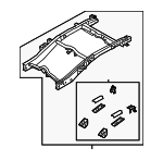 KB3Z5F040C - Body: Rear Frame for Ford: Ranger Image