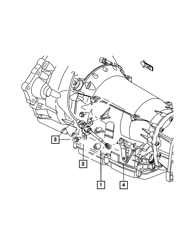 4578071AA - : Cable Mounting Bracket for Mopar Image