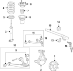 84453668 - Suspension: Knuckle for GM Image