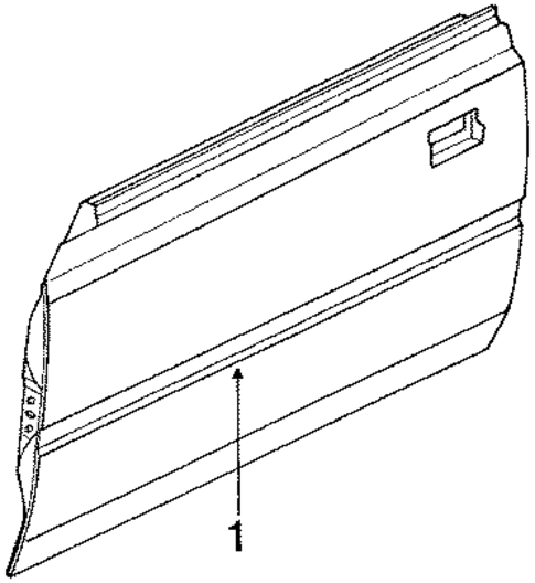 Door & Components for 1985 Subaru DL #0