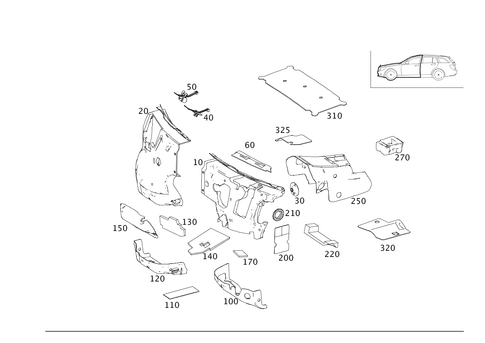 Damping in Passenger Compartment for 2014 Mercedes-Benz C350 #0