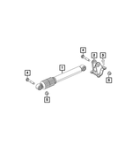 6511942AA - Rear Suspension: Hex Flange Head Screw for Mopar Image