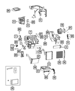 5012700AA - Air Conditioners and Heaters: Tapping Screw for Chrysler: 200, Aspen, Sebring | Dodge: Avenger, Durango, Journey, Ram 1500, Ram 2500, Ram 3500 | Jeep: Cherokee, Compass, Grand Cherokee, Grand Wagoneer, Patriot, Wagoneer | Ram: 1500, 1500 Classic, 2500, 3500, ProMaster 1500, ProMaster 2500, ProMaster 3500 Image