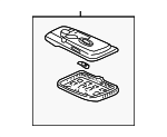34250S04003ZA - Body: Dome Lamp Assembly for Honda: Civic Image