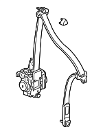 4814S6MA01ZA - Electrical: Belt &amp; Retractor for Acura Image