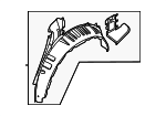 9Y3809409BYGRV - Body: Wheel Housing Side Panel for Porsche Image