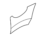 9Y0864997A - Body: Body D-Pillar Insulator for Porsche Image