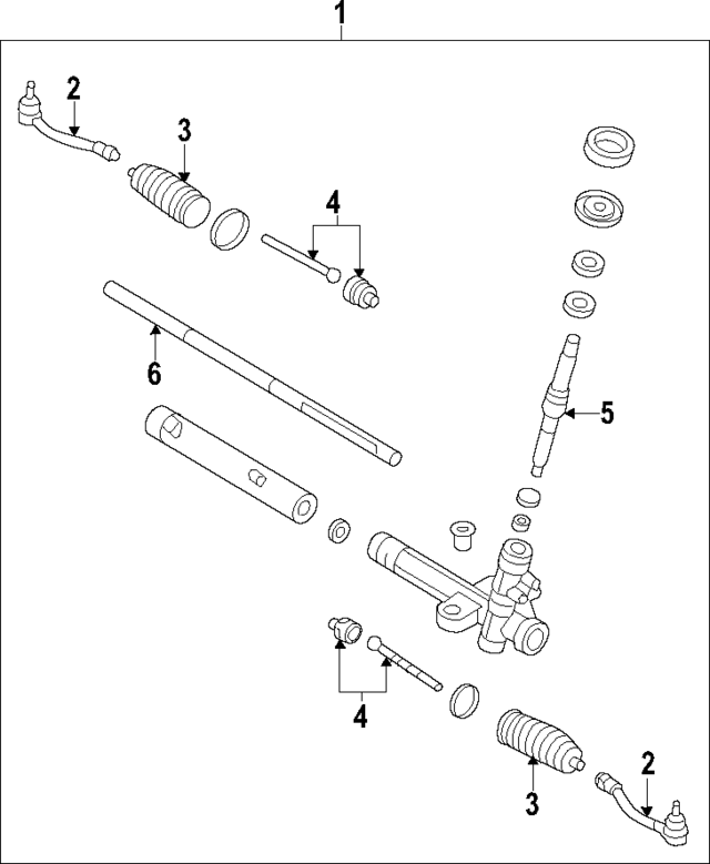 57700K9510 - : Rack and Pinion Assembly for Hyundai Image