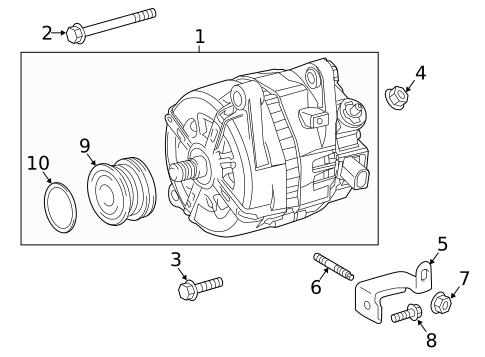 Alternator for 2019 Lexus RX350 #0