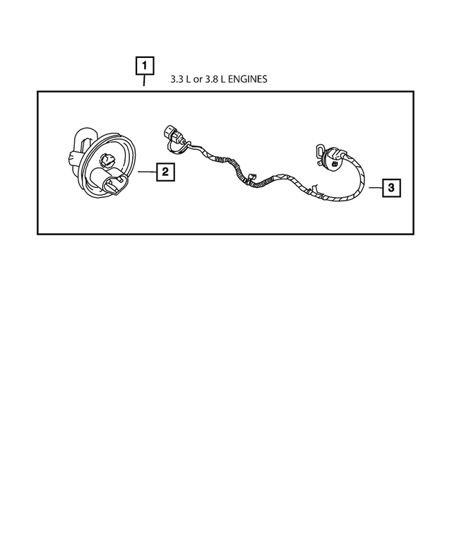 4686947AC - Mopar Accessories - Component Parts: Engine Block Heater Cord for Chrysler: Town &amp; Country, Voyager | Dodge: Caravan, Grand Caravan Image