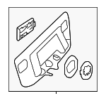 5C68676059B9 - Body: Trunk Lid Trim for Volkswagen Image