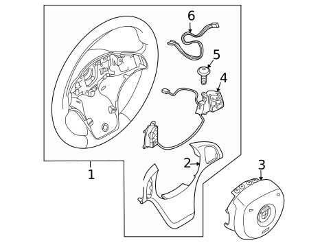 Steering Wheel & Trim for 2009 BMW X3 #0
