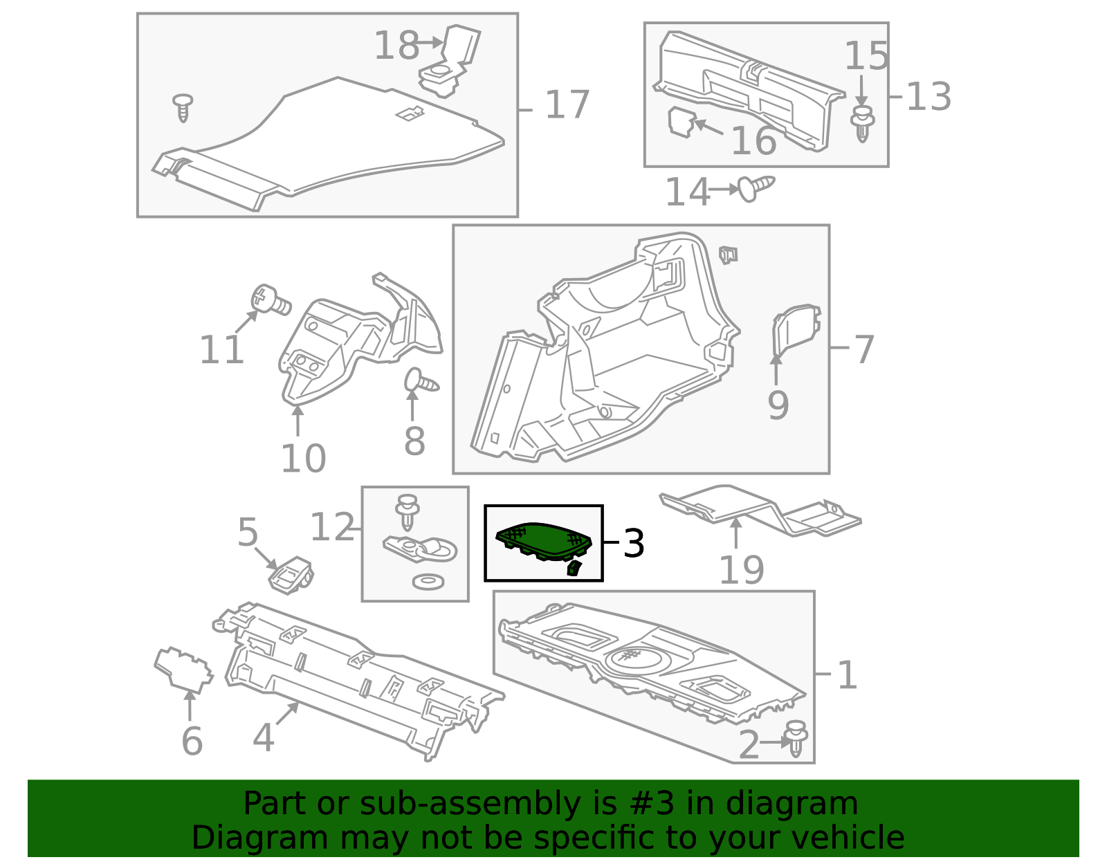 84505-TL0-G01ZA - 2009-2014 Acura TSX - Grille, R Speaker *NH556L ...