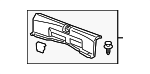 84640TL2A01ZA - Body: Rear Panel Trim for Acura Image