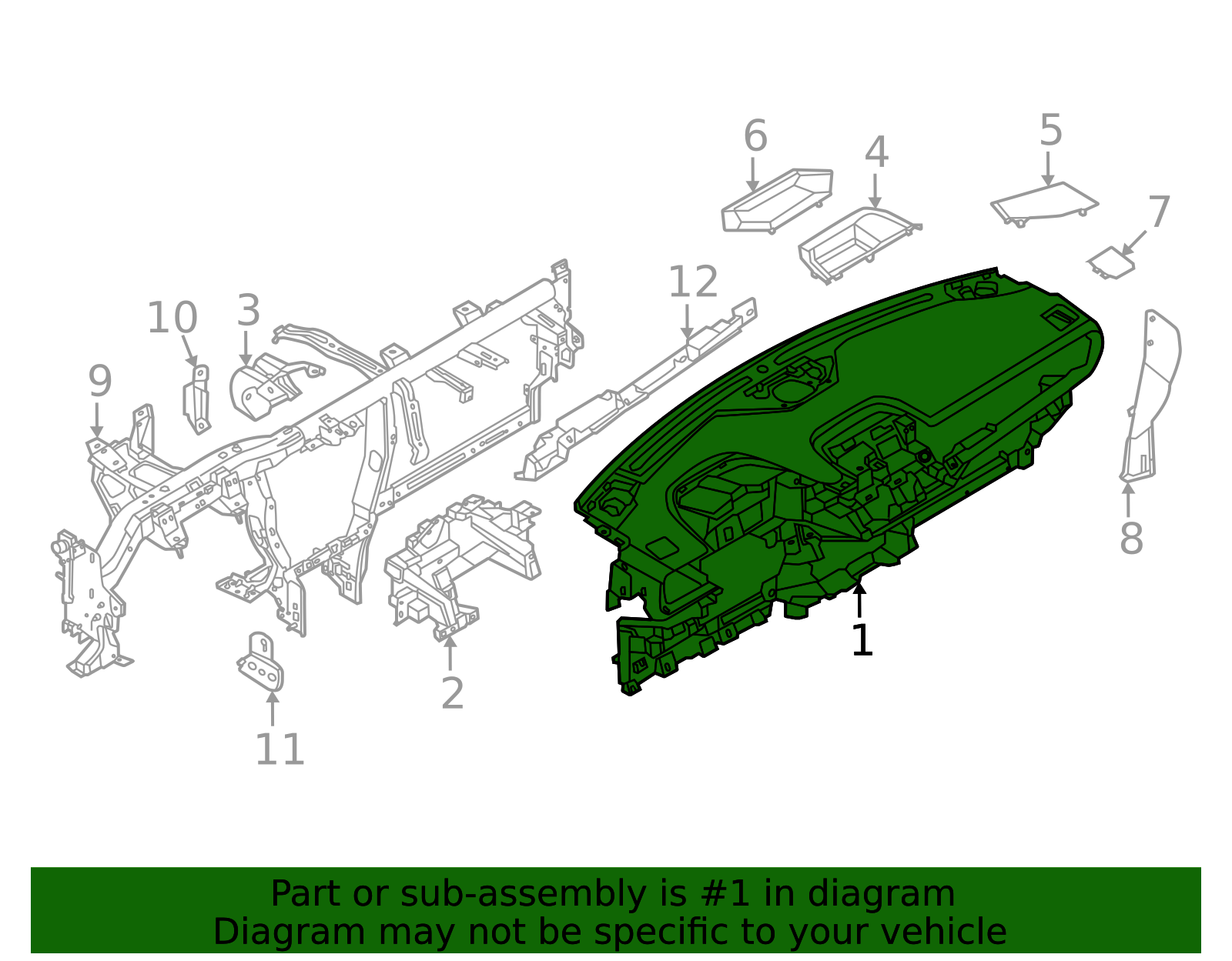 sz6z6004320aa - Ford Instrument Panel | Levittown Ford Parts