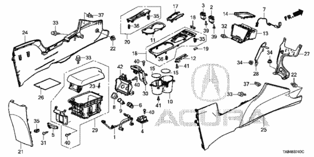 Console for 2013 Acura ILX #0