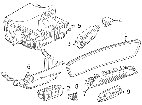 Cluster & Switches for 2026 Buick Enclave #0