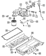 5037047AA - Engine 8.3L Ten Cylinder [EWC]: Oil Pressure Relief Valve Cap for Mopar Image