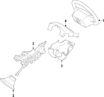 31408189 - Steering: Steering Wheel for Volvo: V60 Image
