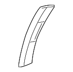 5C5807603A9B9 - Body: Upper Molding for Volkswagen Image