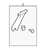 92206124 - : Upper Center Pillar Trim for GM Image