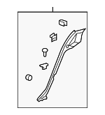 92172488 - : Lock Pillar Trim for Pontiac: G8 Image