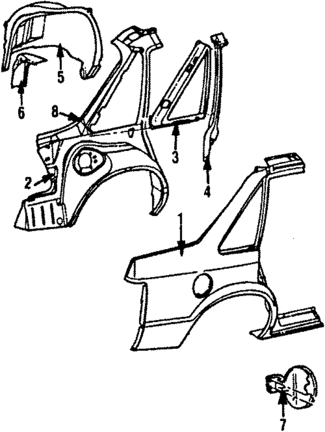 4278980 - Body: Outer Panel for Mopar Image