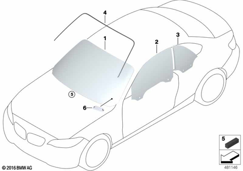 Glazing for 2019 BMW 230iX #0