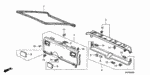 90609SG0003 - Interior/Bumper: CLIP, PILLAR GARNISH for Honda Image