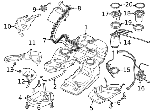 Fuel Pumps & Related Components for 2017 Porsche Cayenne #0