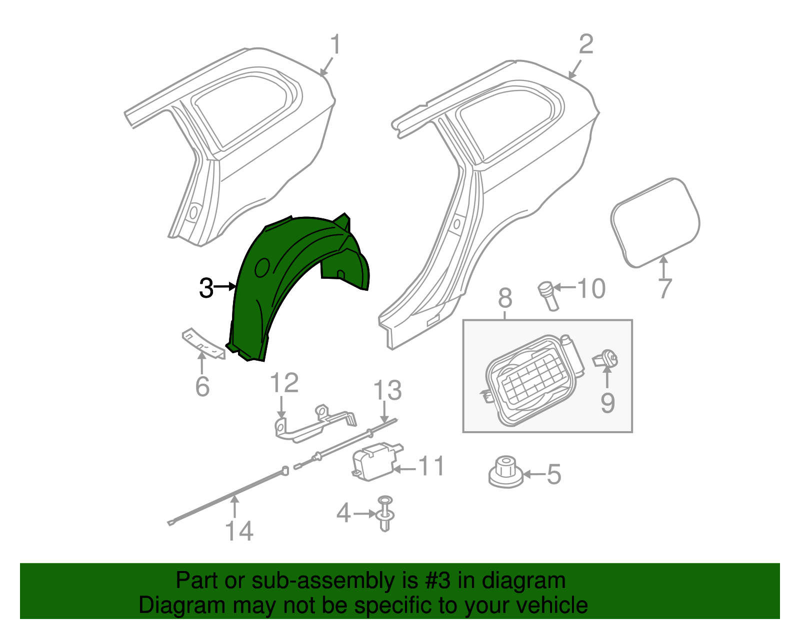 Splash Shield - BMW (51717061246)