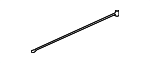 51257066025 - Body: Fuel Filler Door Release Cable for BMW Image