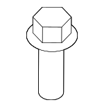 90119A0098 - Body: Relay Bolt for Lexus: CT200h, ES350, LS500, LS500h, NX300, NX300h, RC F, RC200t, RC300, RC350, RZ300e, RZ450e Image