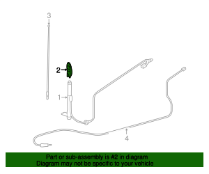 For 2011 2012 13 2014 Toyota Sienna Antenna Base Bezel Mounted - Foto 2
