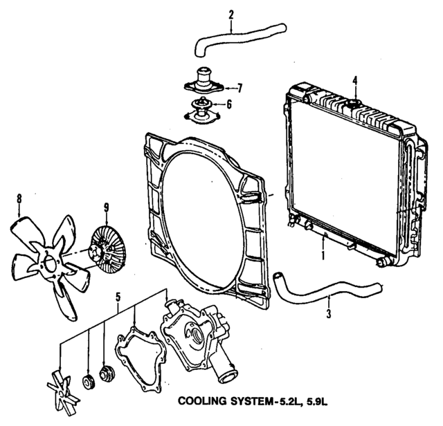 4140657 - Cooling System: Radiator for Mopar Image