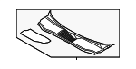 4K18194019B9 - Body: Cowl Grille for Audi Image