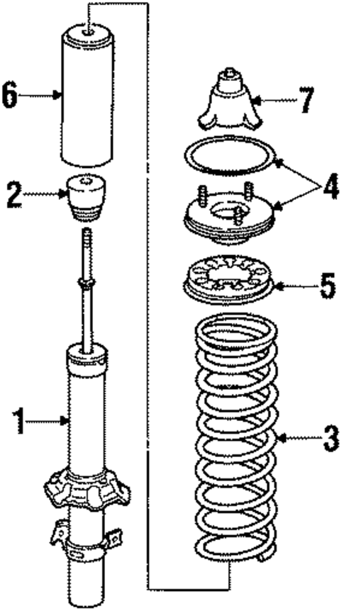 Shocks & Suspension Components for 1988 Honda Prelude #0