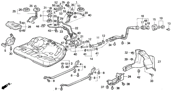 Fuel Tank for 1993 Honda Prelude #0