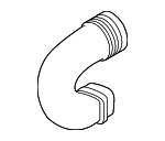 1K0805971D9B9 - Air &amp; Fuel Delivery: Engine Air Intake Hose for Volkswagen Image