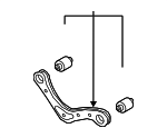 55101G2100 - Suspension: Upper Control Arm for Hyundai: Ioniq Image
