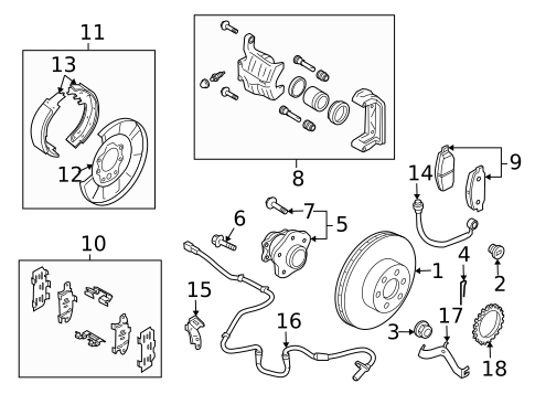 Rear Brakes for 2021 Nissan Qashqai #3